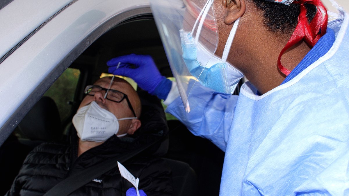 Toma de muestras PCR en la Bola Azul.