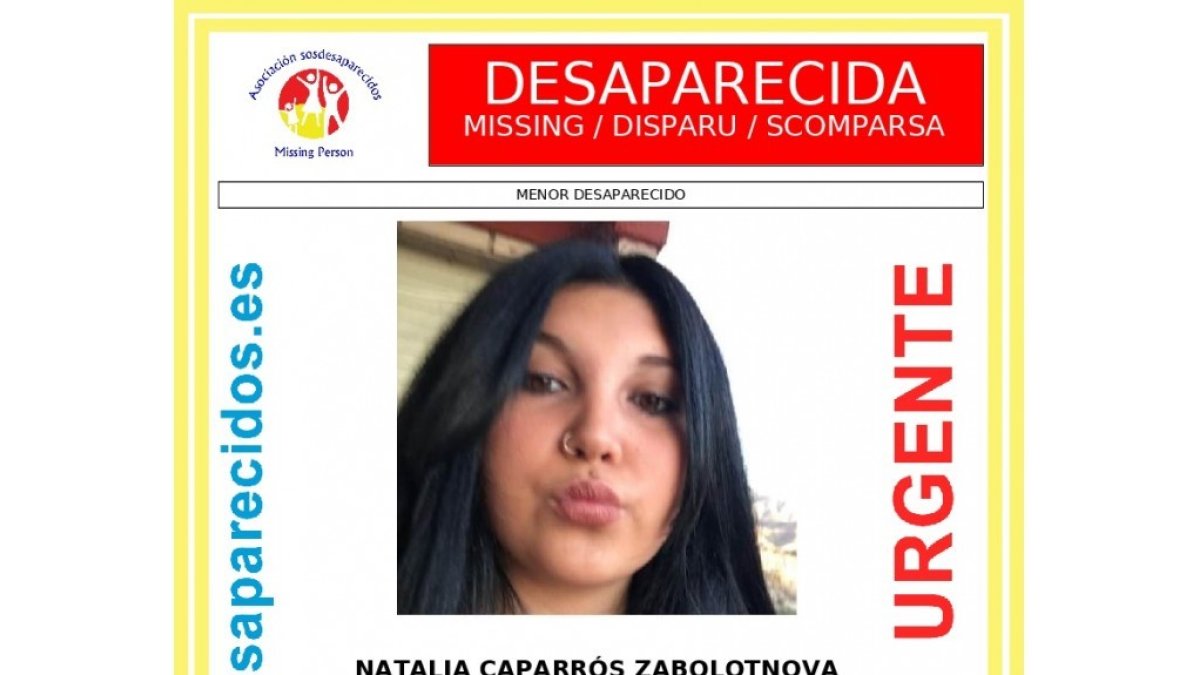 Natalia Caparrós desapareció el pasado miércoles en Vera.