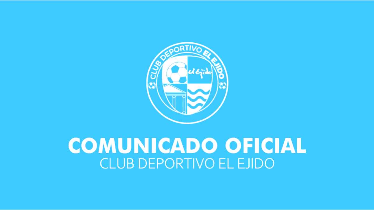 Comunicado del CD El Ejido.
