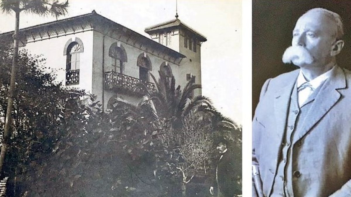 La Casa de la Torre y su promotor, el catalán Miguel Balmas Planas.