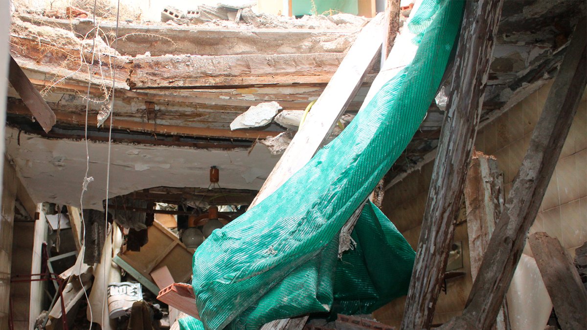 Lo que queda del  histórico bar ‘el Arco’.