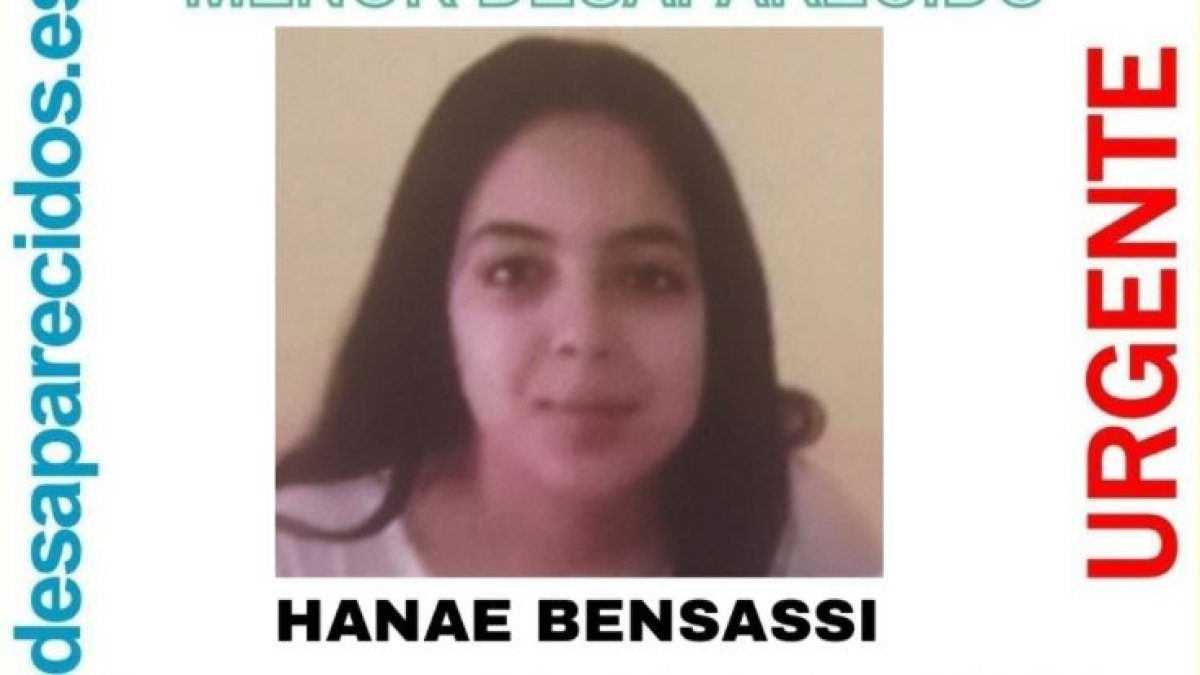 Imagen de la joven de 14 años desaparecida en El Ejido.