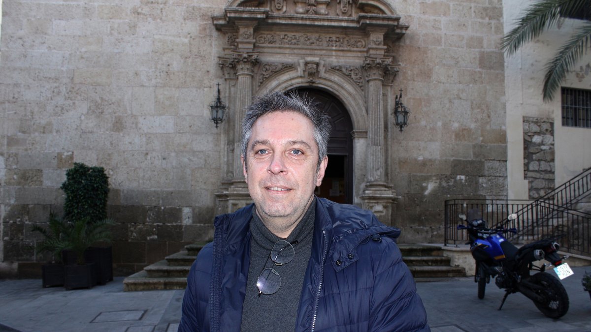Antonio Salmerón Gil, hermano mayor de la Hermandad de Estudiantes.