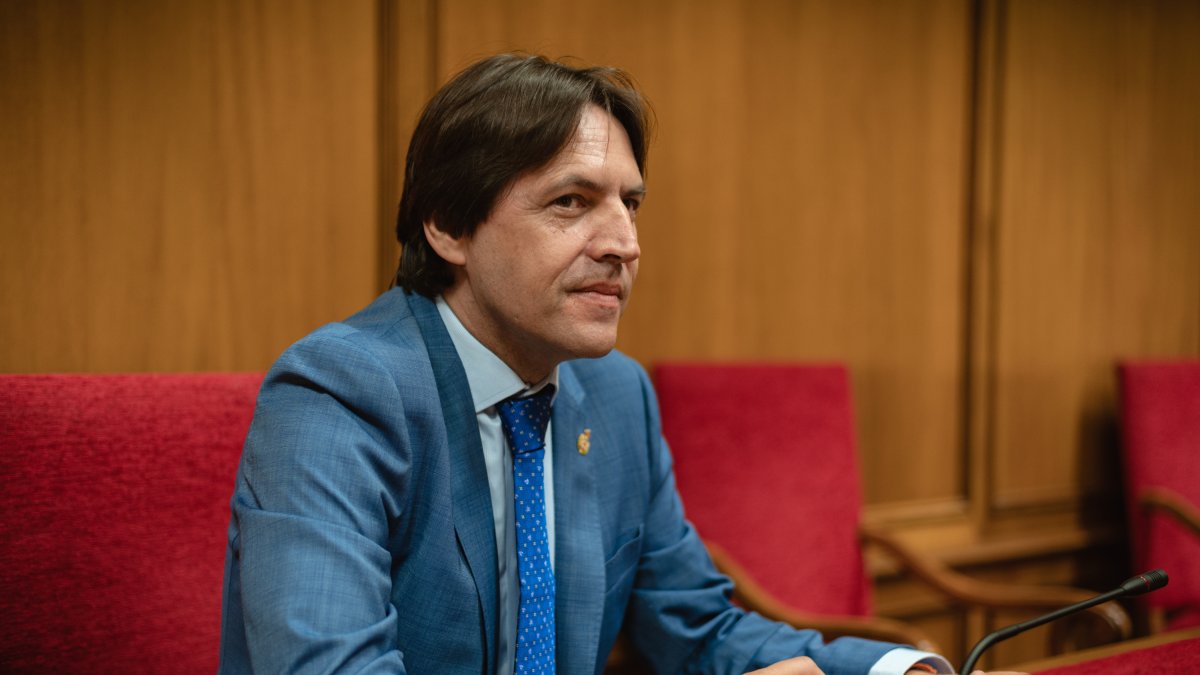 Rafael Burgos, portavoz del partido naranja en la Diputación de Almería.