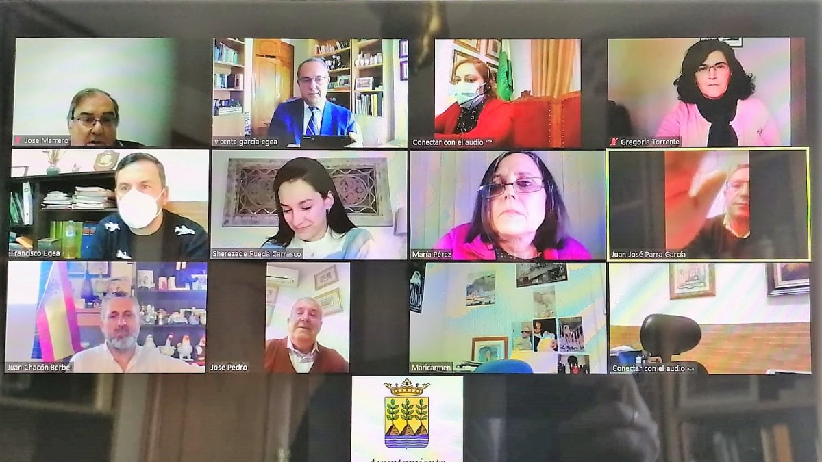 Pleno telemático y última sesión de Vicente García como concejal.