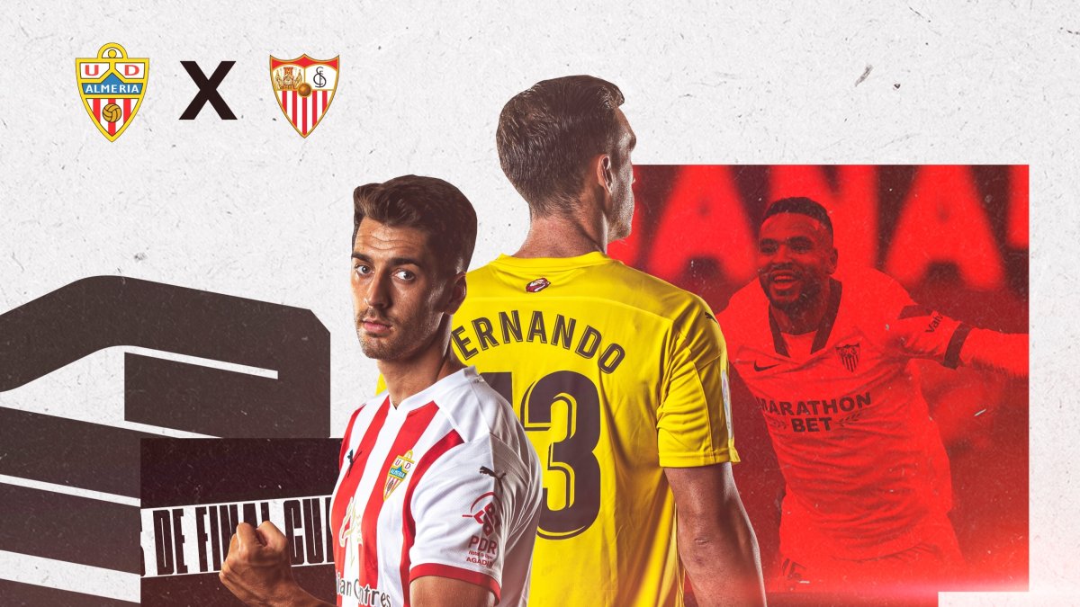 Almería y Sevilla se enfrentarán en el Mediterráneo la semana que viene.