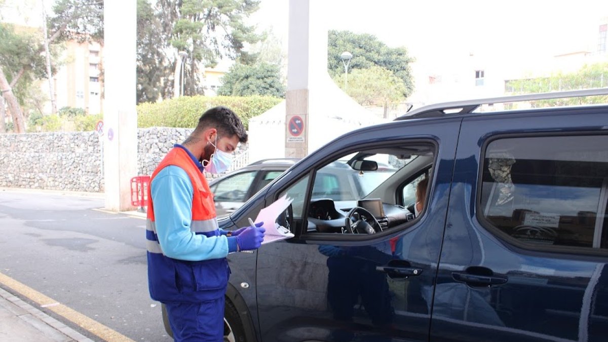Realización de pruebas PCR en la Bola Azul.
