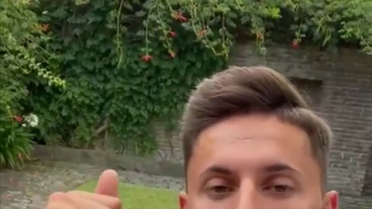 Captura del vídeo en el que aparece Brian Rodríguez.