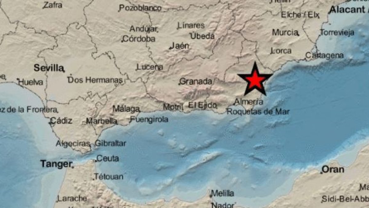 El epicentro ha sido en Lubrín.