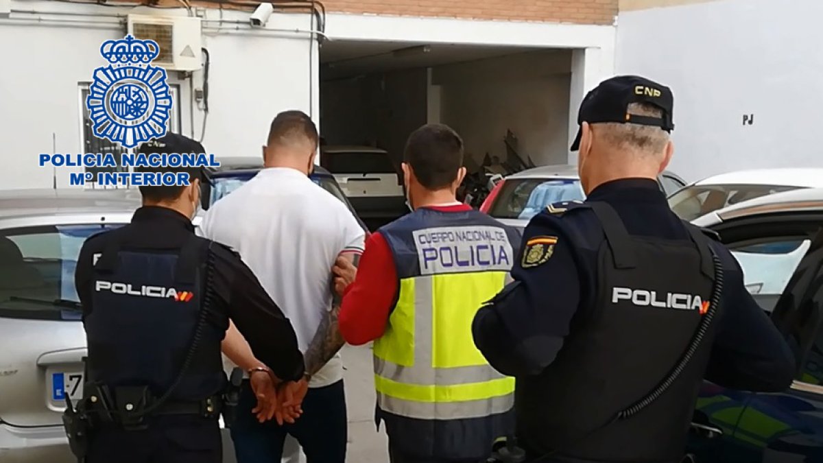 Imagen de la operación difundida por la Policía Nacional.