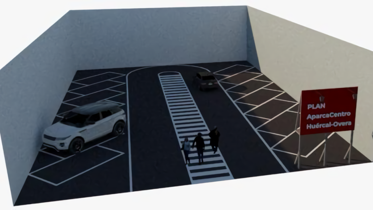 Así serán los aparcamientos del centro.