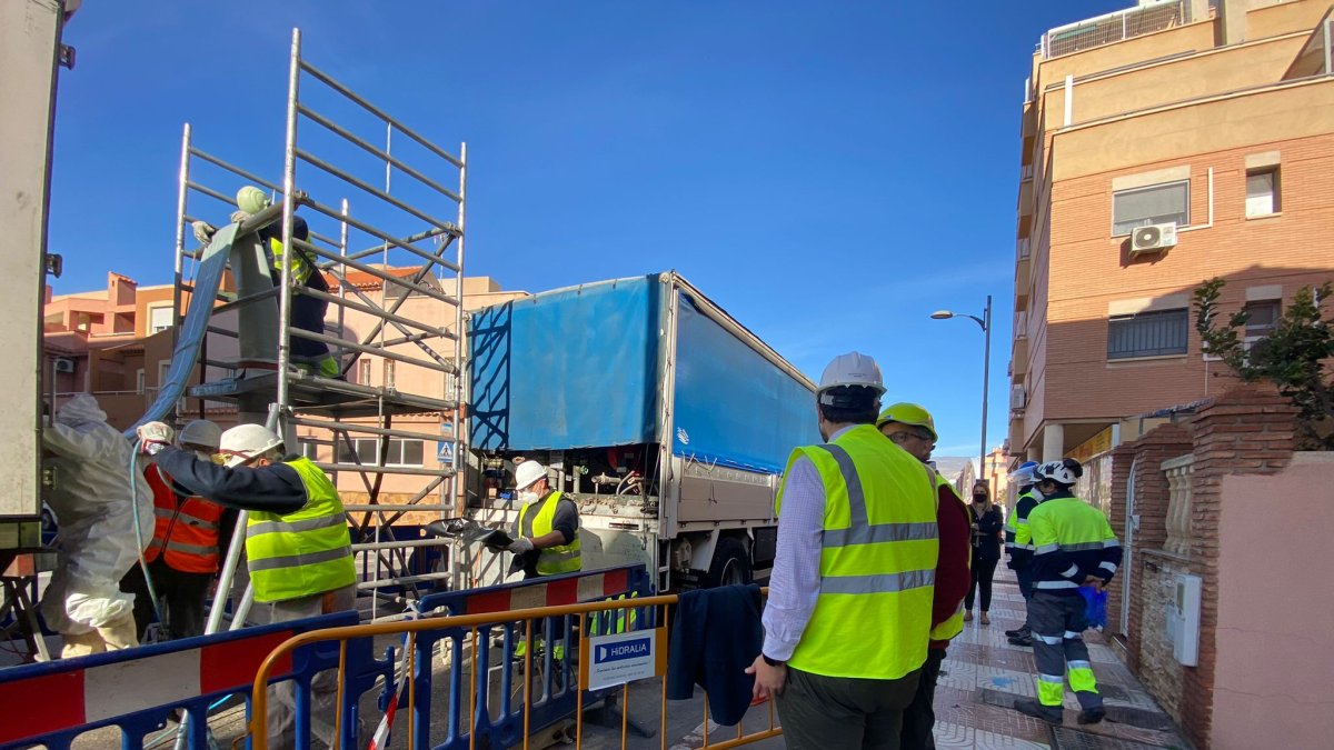 Actuaciones que se están realizando en el municipio de Roquetas de Mar.