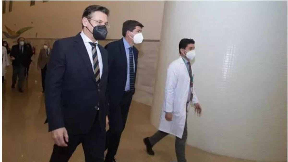 El vicepresidente de la Junta de Andalucía, Juan Marín, este lunes en Granada.