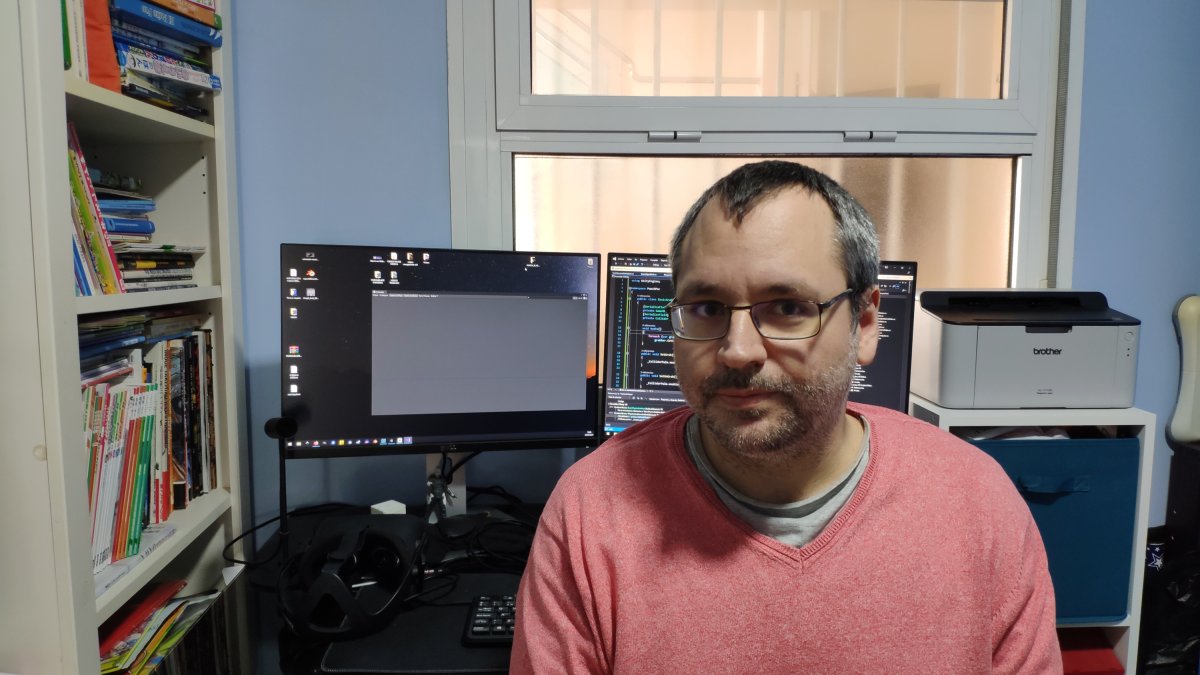 Manuel Pasamontes, en su trabajo