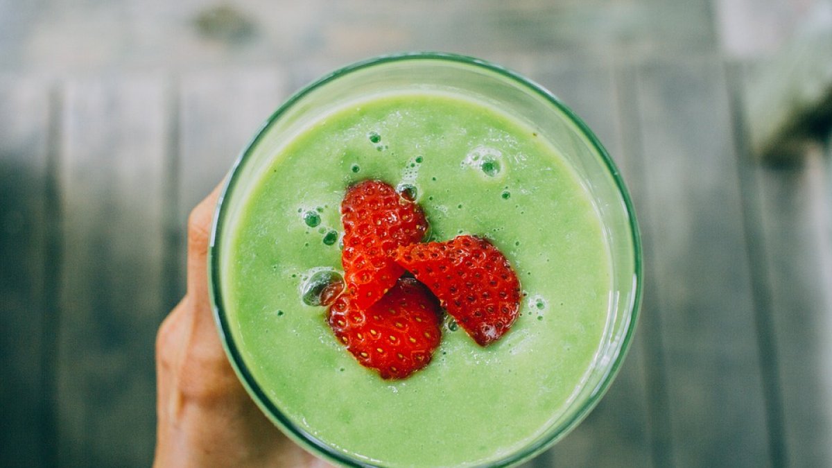 Un batido verde para empezar el día.