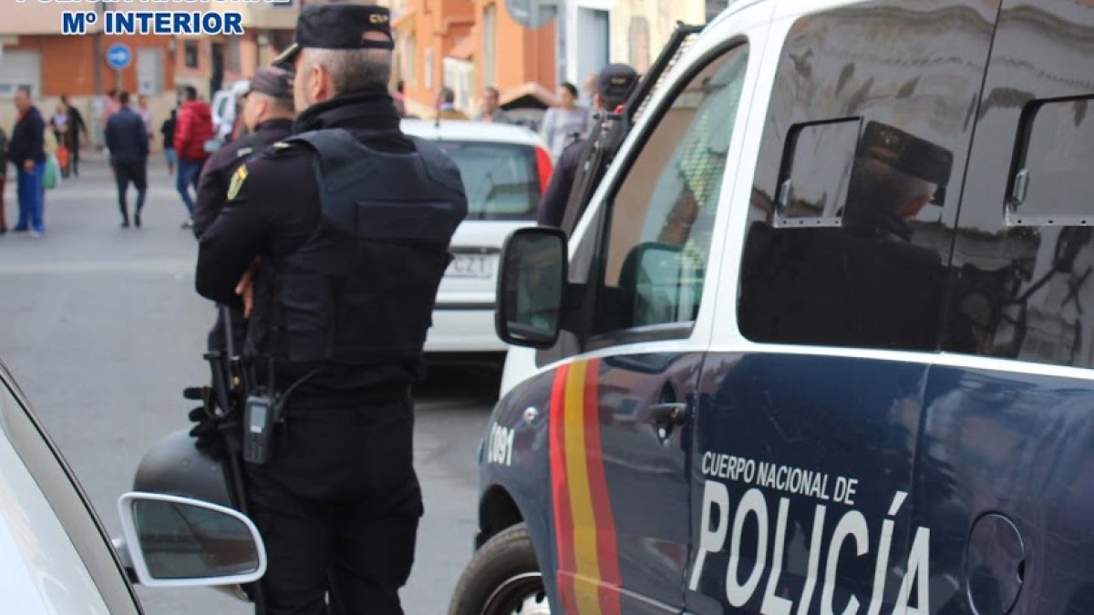 La Policía Nacional actúa durante una detección, en una imagen de archivo.