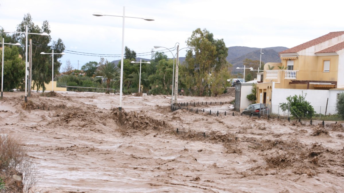 Riadas de 2012 en Pulpí, en una imagen de archivo.