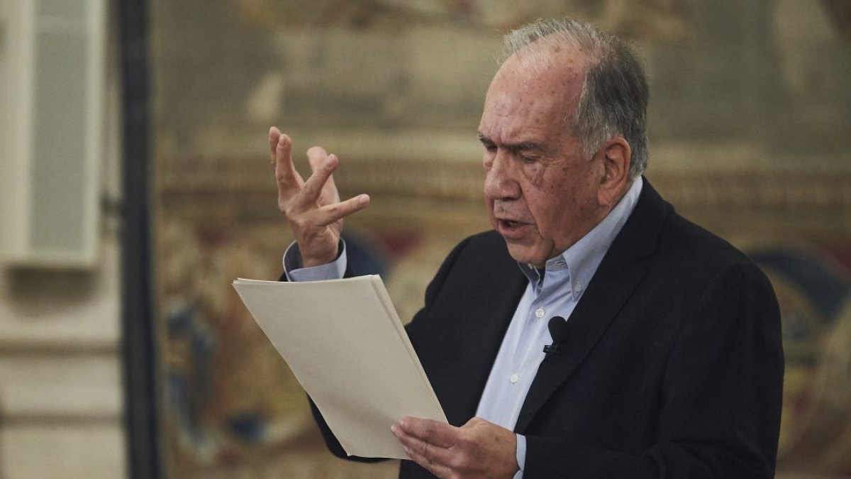 El poeta Joan Margarit, Premio Cervantes en 2019.