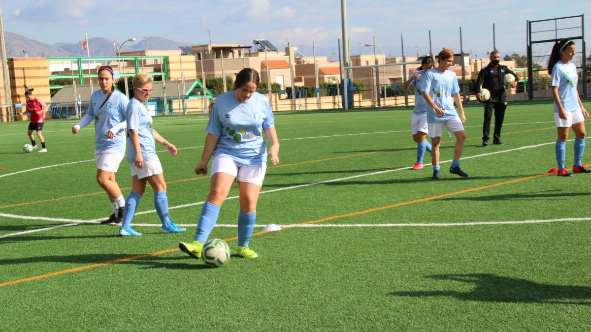 Las jugadoras celestes quieren seguir sumando triunfos.