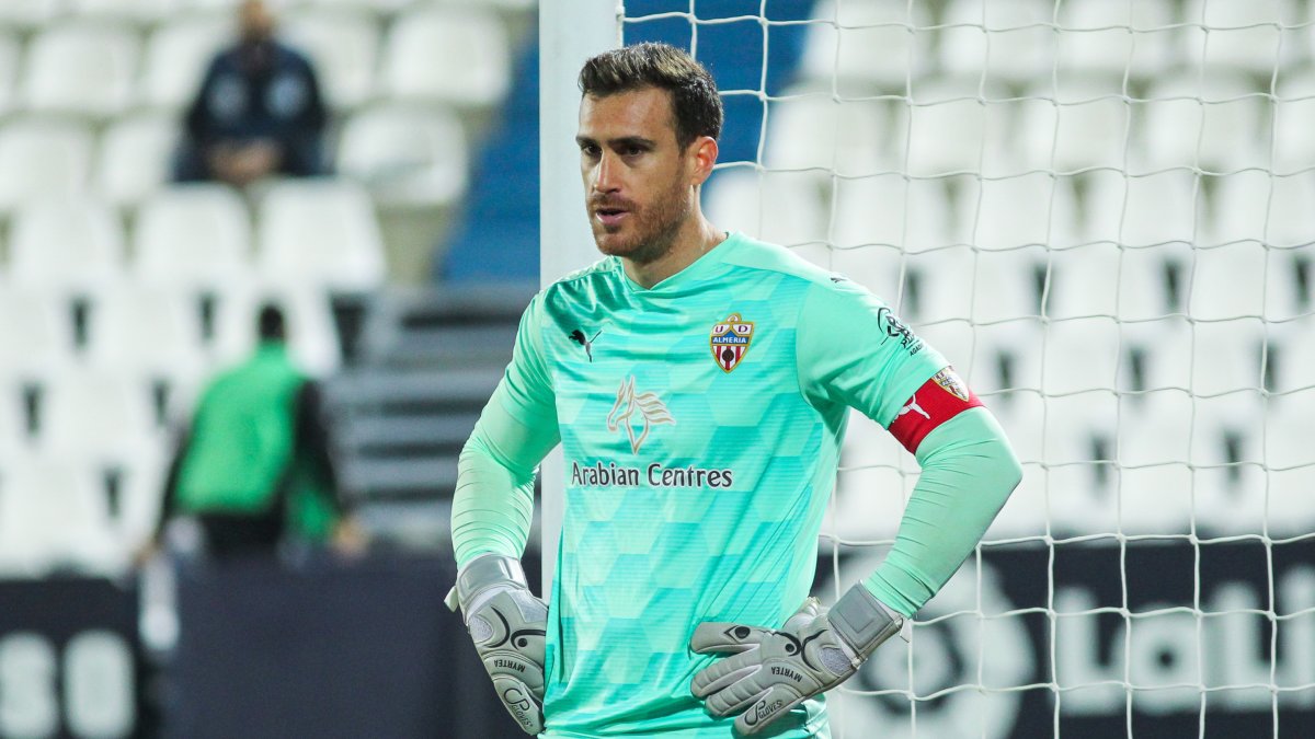 Poco pudo hacer Fernando en los dos goles del Leganés.