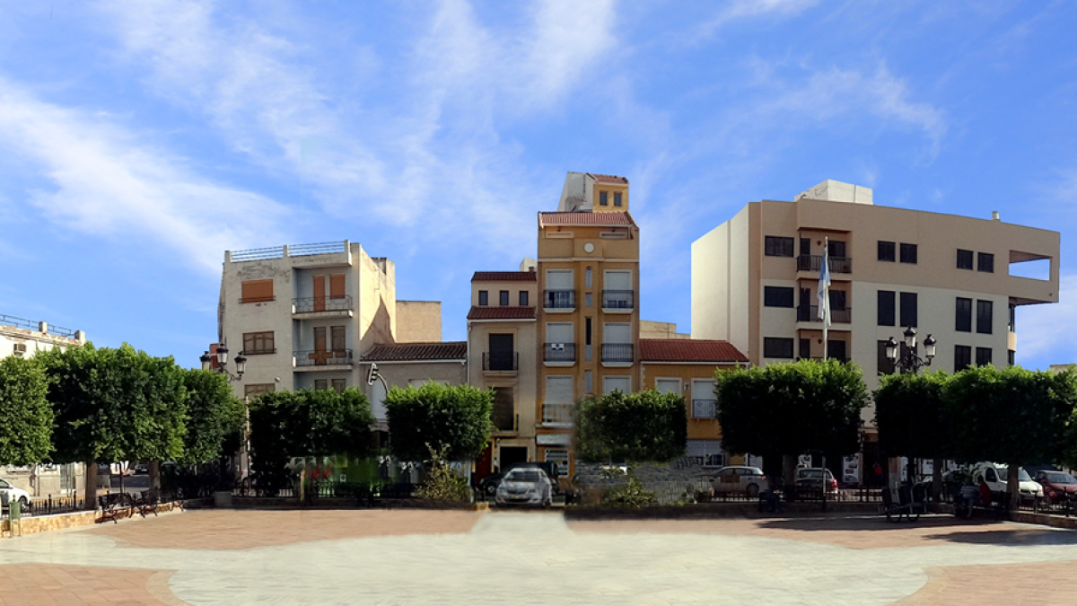 Plaza de La Loma, en el casco urbano de Albox.