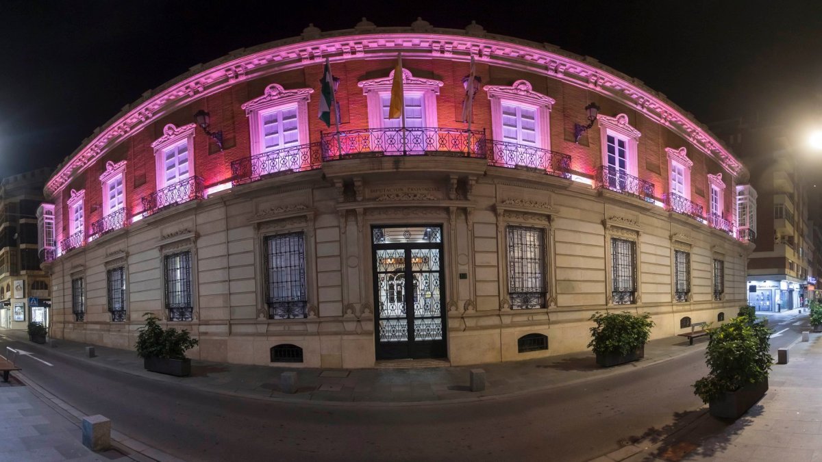 El palacio de la Diputación Provincial.