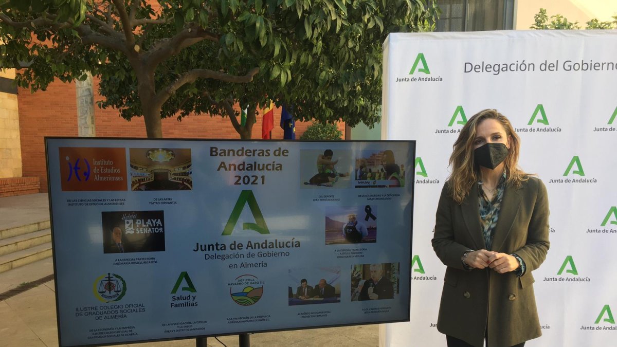 La delegada del Gobierno andaluz en Almería, Maribel Sánchez.