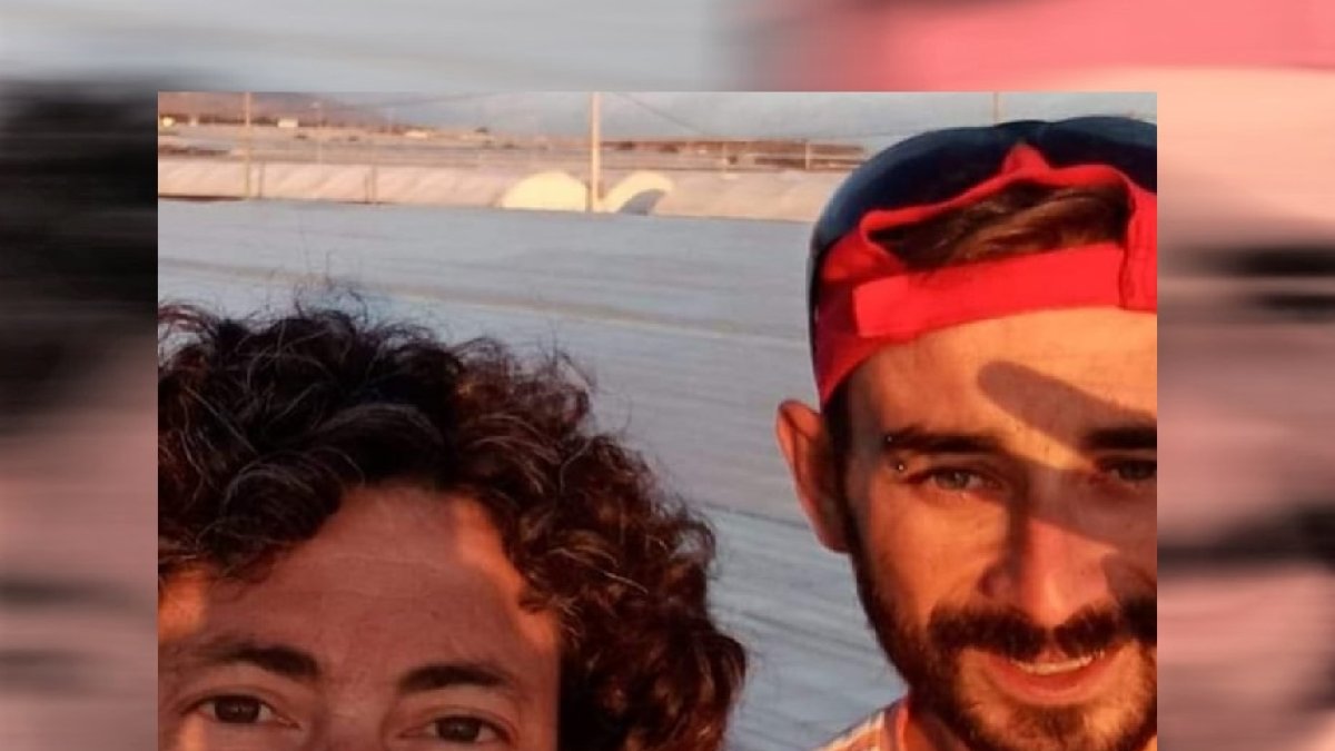 Julio e Iván unas horas antes de la desaparición