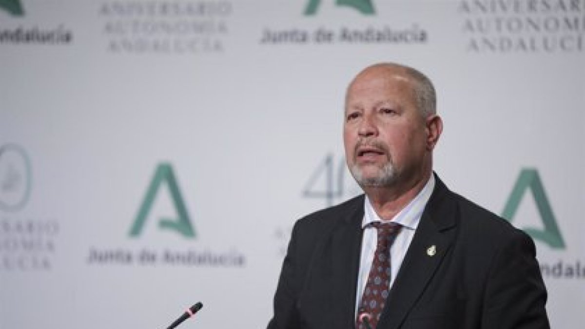Javier Imbroda en una rueda de prensa