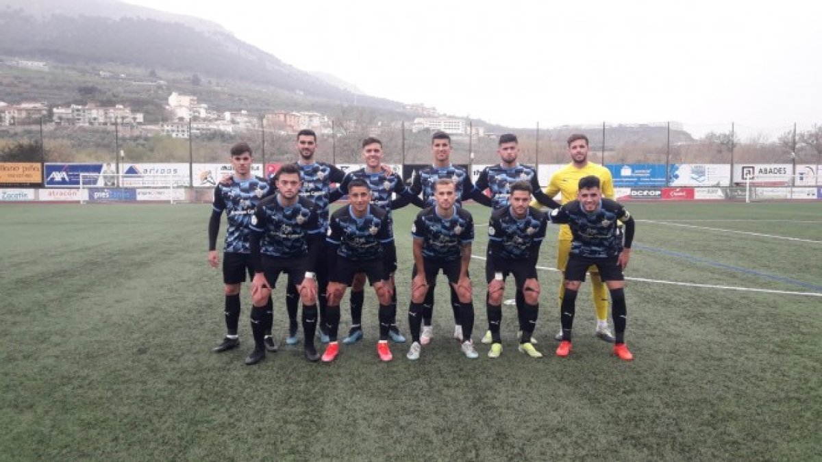 El once del Almería B.