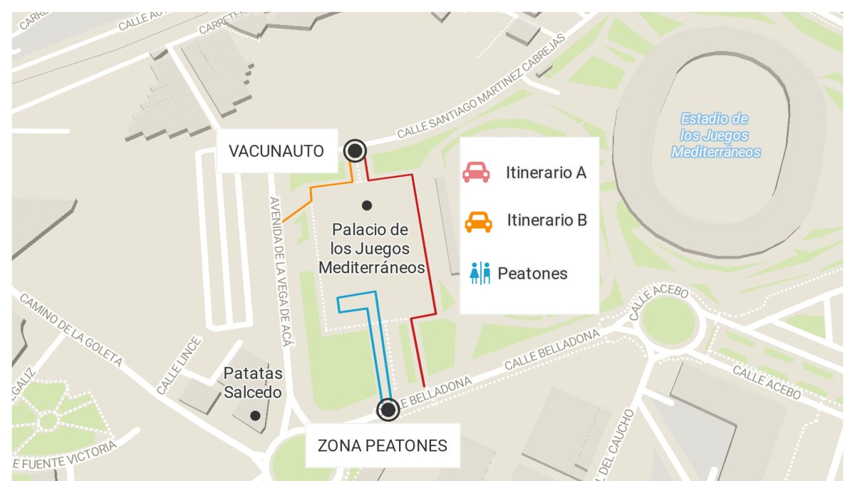 Así será el itinerario de vacunación.