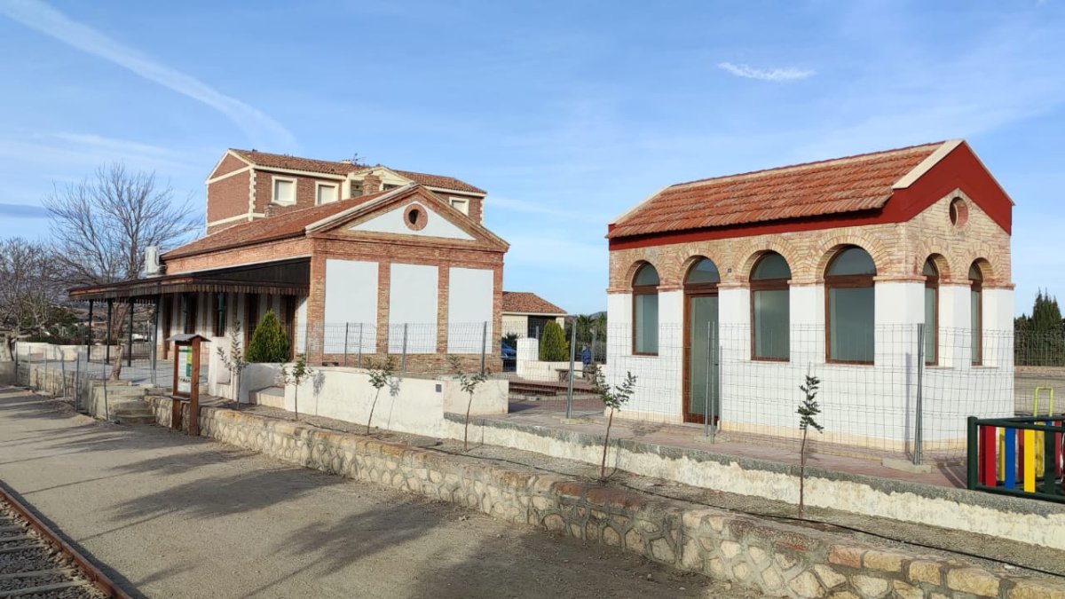 Estación rehabilitada de Huércal-Overa.