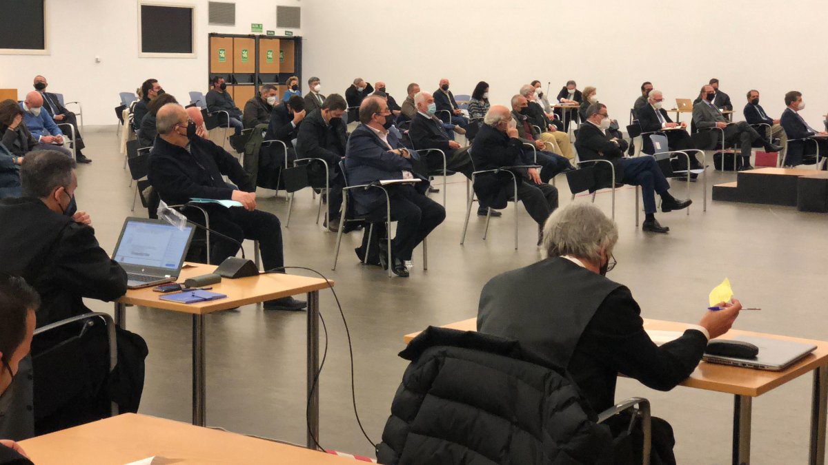 Panorámica de la sala de vistas