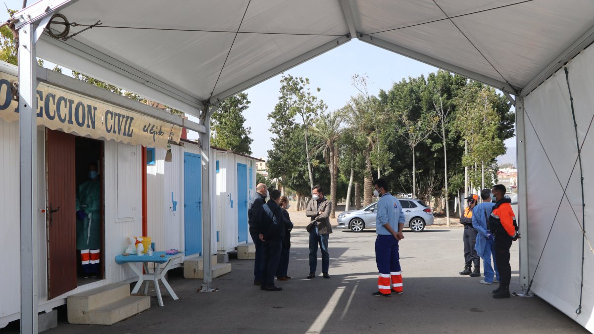 Visita al punto ubicado en el Recinto Ferial.