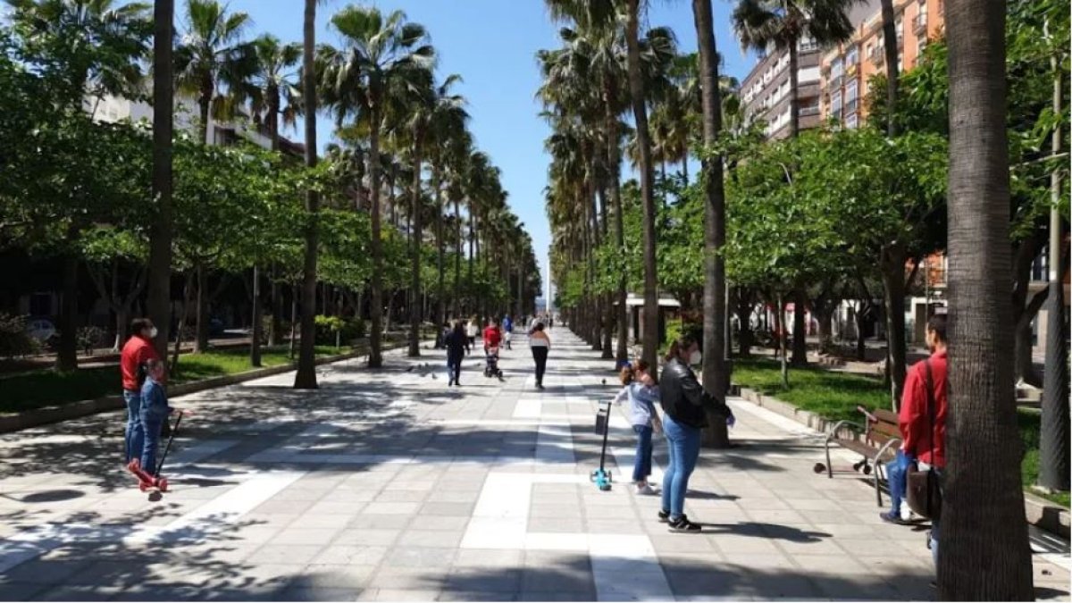 Imagen de la Rambla de Almería.