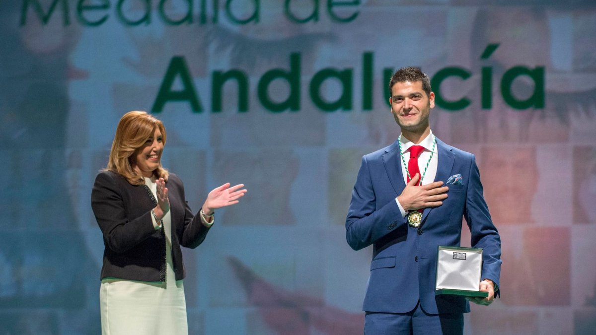 Ramón González recibió la Medalla de Andalucía en 2017.