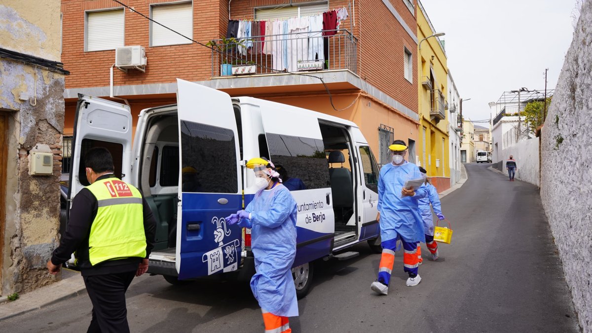 Vacunación a domicilio en Berja.