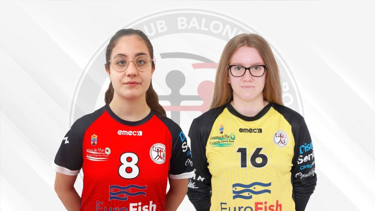 Las dos jugadoras seleccionadas.