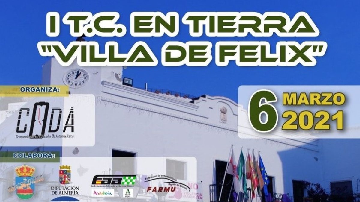 Cartel de la prueba que se celebrará en tierras almerienses.