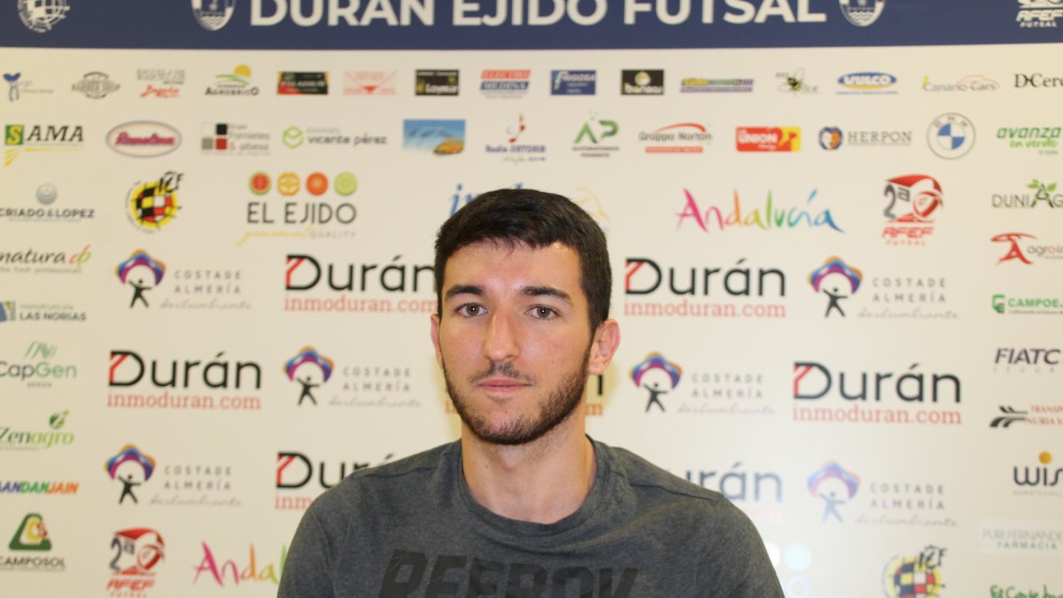 Nacho Caballero está ilusionado con el equipo.