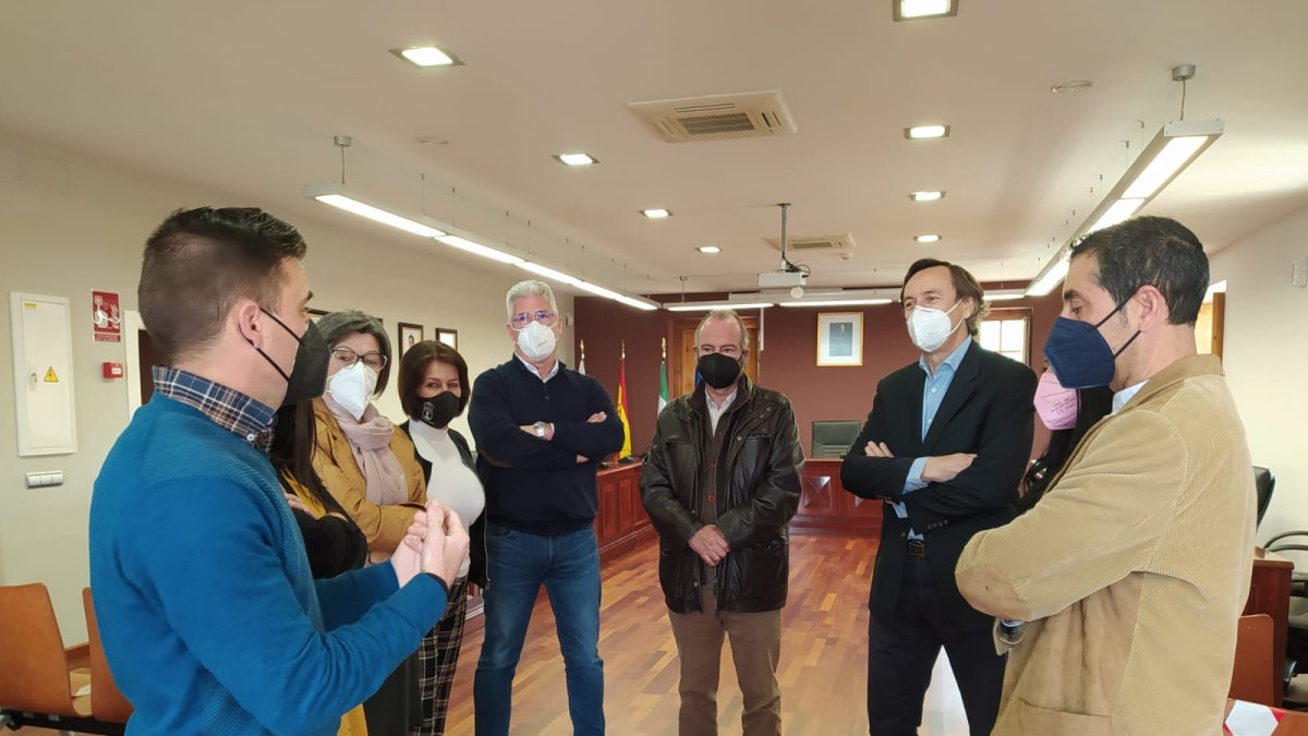Reunión mantenida en Huércal de Almería.