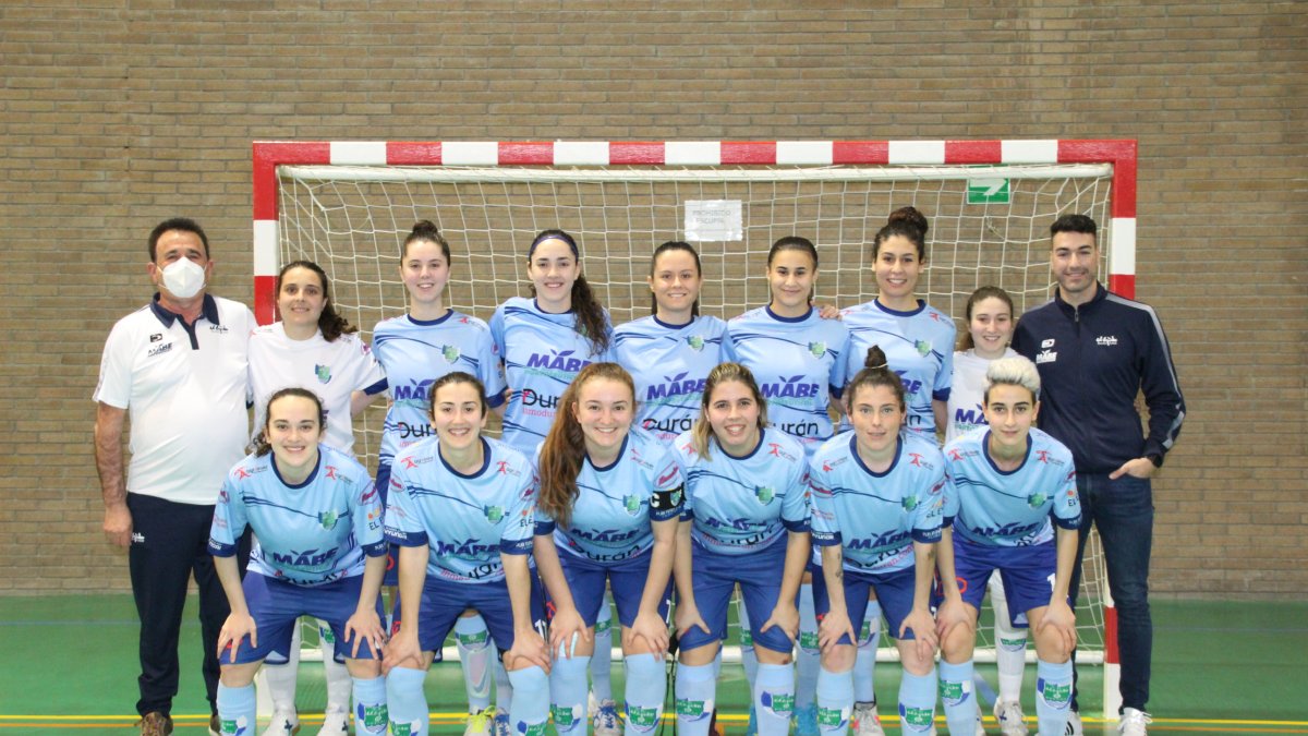 Foto de la plantilla celeste antes de afrontar el partido.