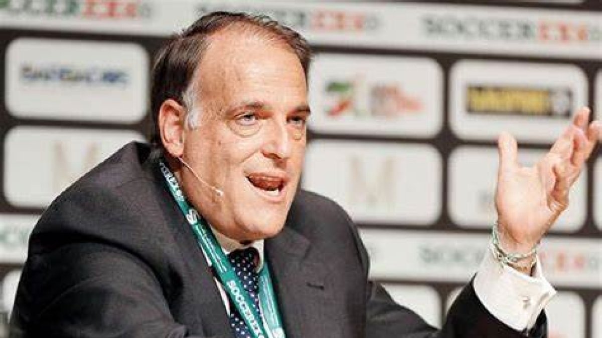 Javier Tebas, presidente de la Liga Profesional.
