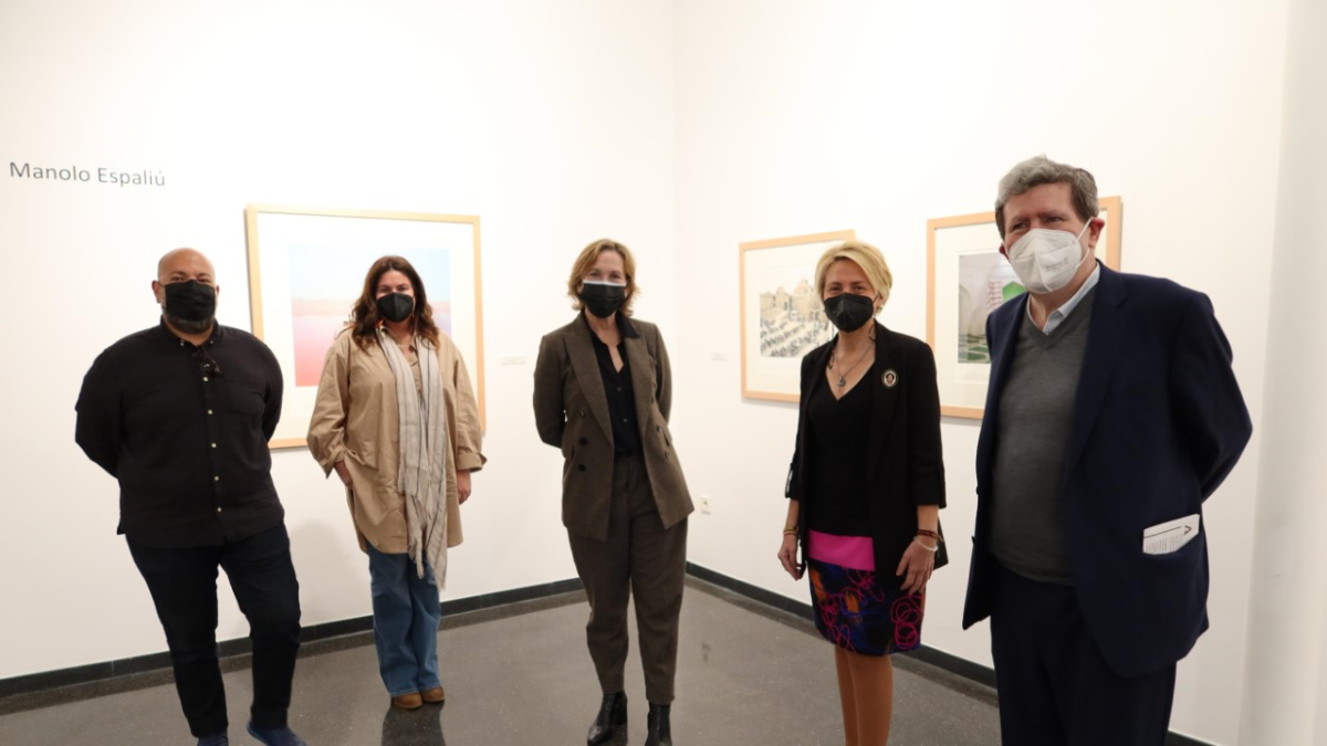 Inauguración de la muestra y presentación de la programación, esta mañana en el CAF.