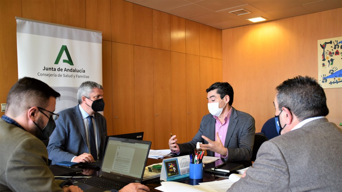 Reunión del Comité Territorial de Alertas de Salud Público de Alto Impacto, este jueves.