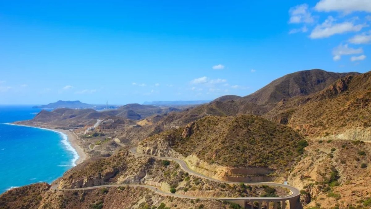 Vista aérea de Cabo de Gata