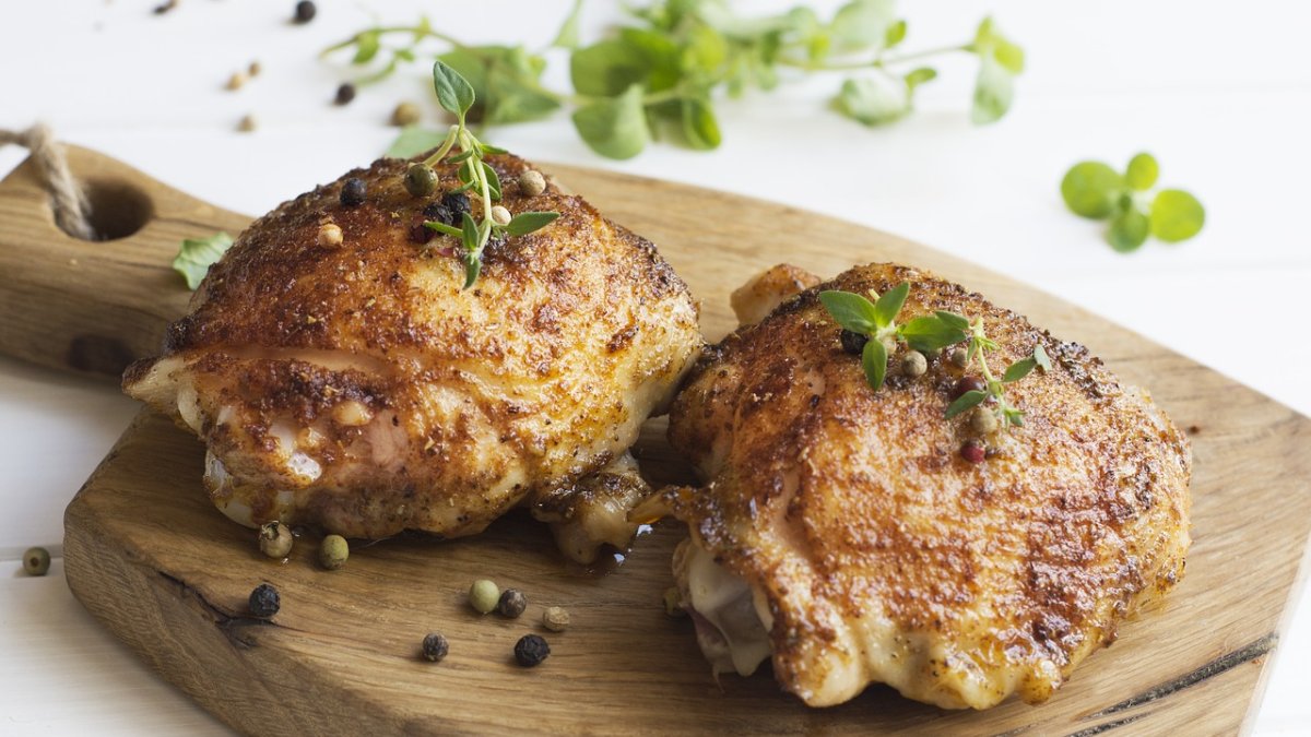 Nuestro menú del domingo, con pollo al horno