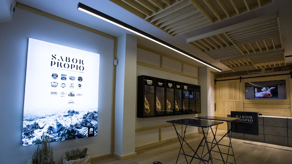 Interior del espacio.