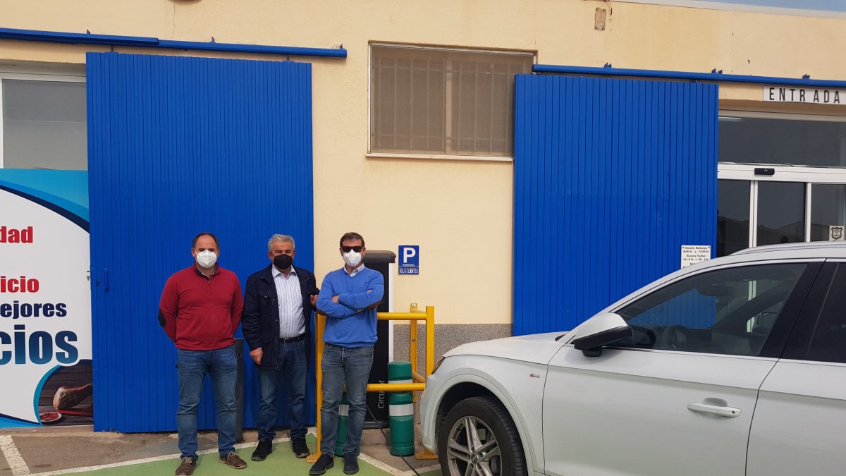 Ubicación del nuevo cargador.