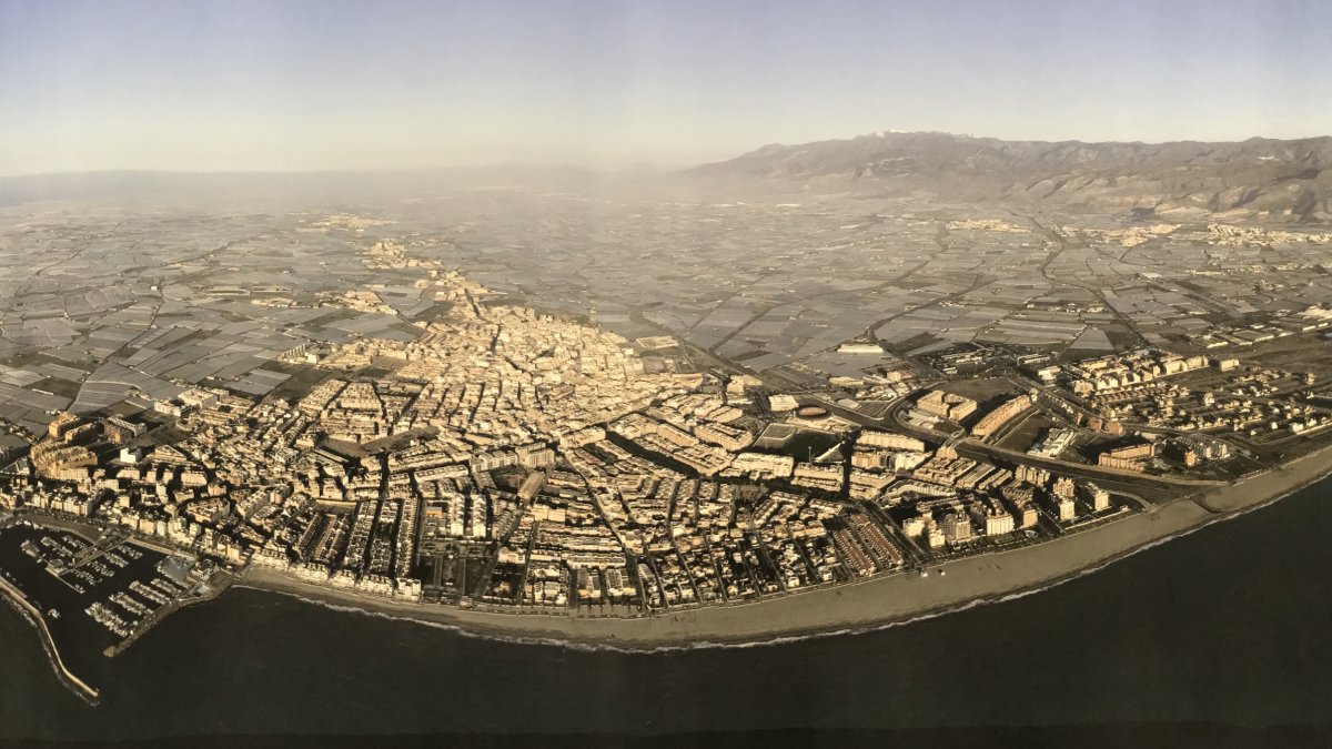 Panorámica de Roquetas de Mar.